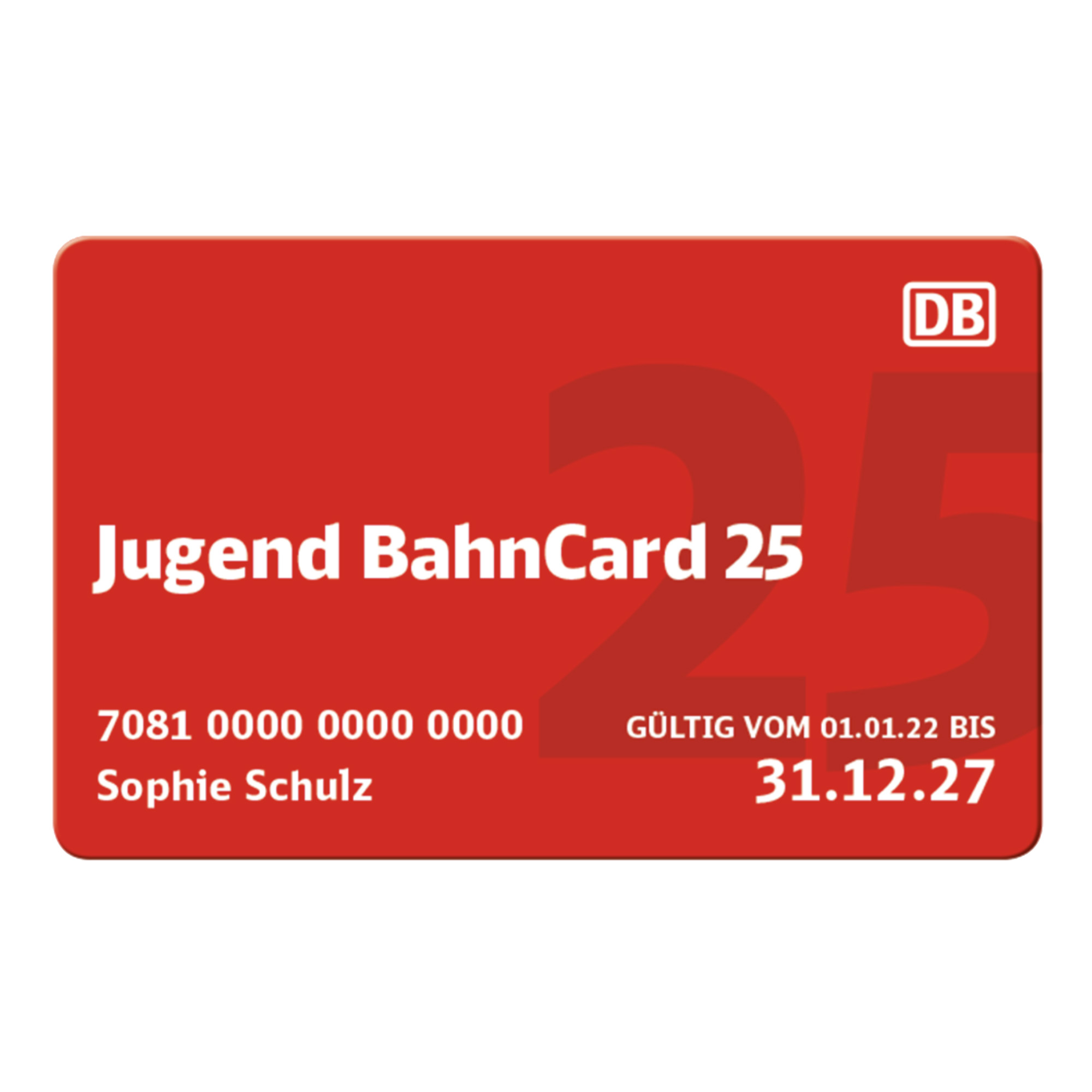 Jugend BahnCard 25